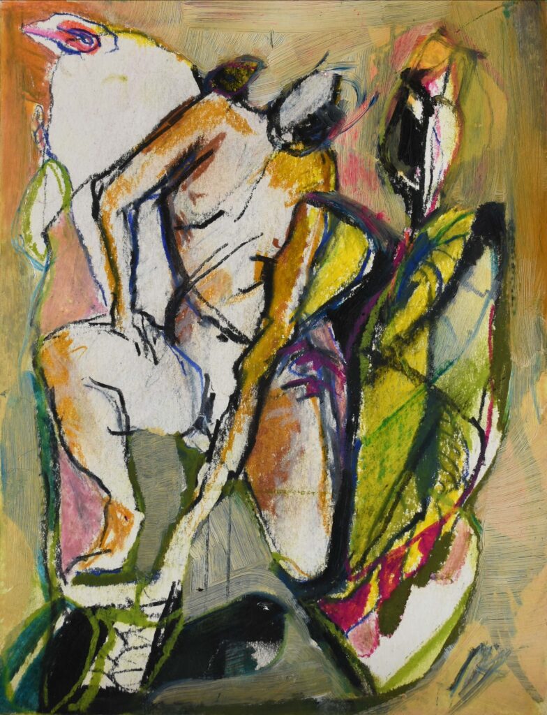 Akt-Gemälde von Sylvia Müller-Kemptner